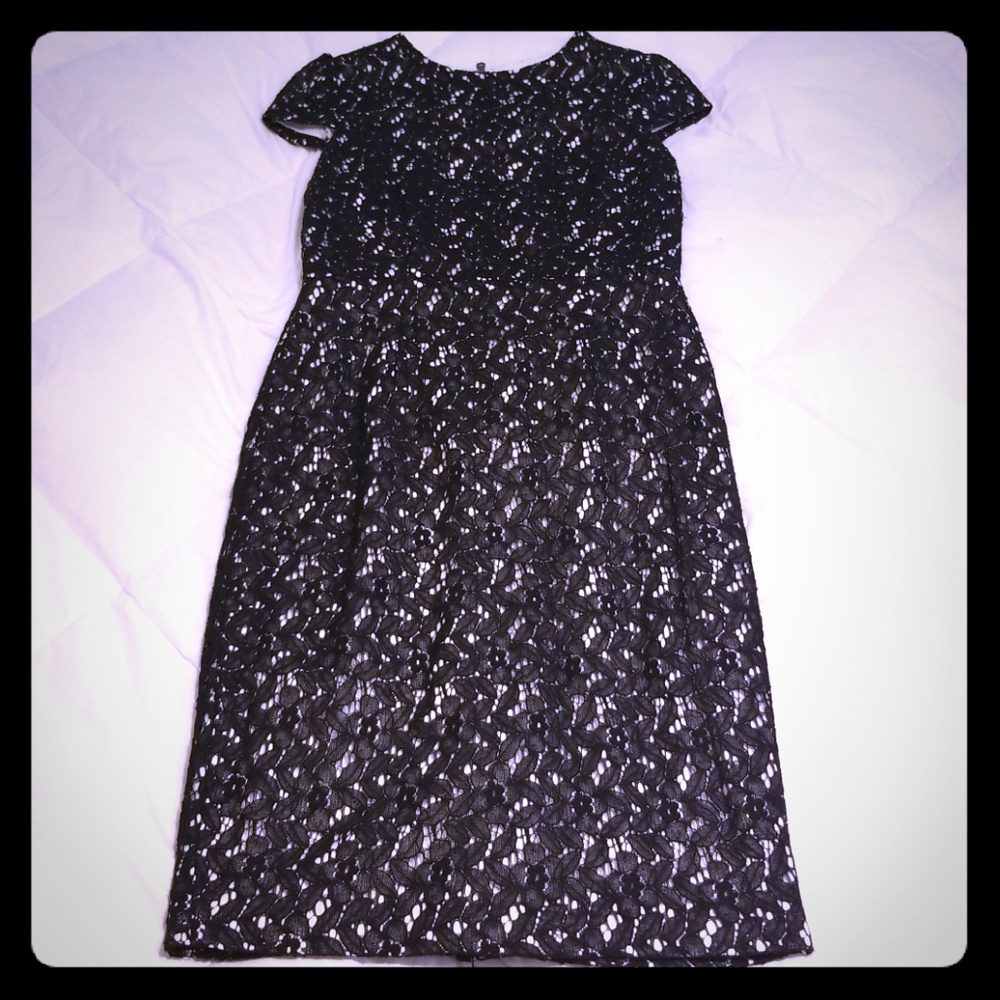 Betsey Johnson black lace dress